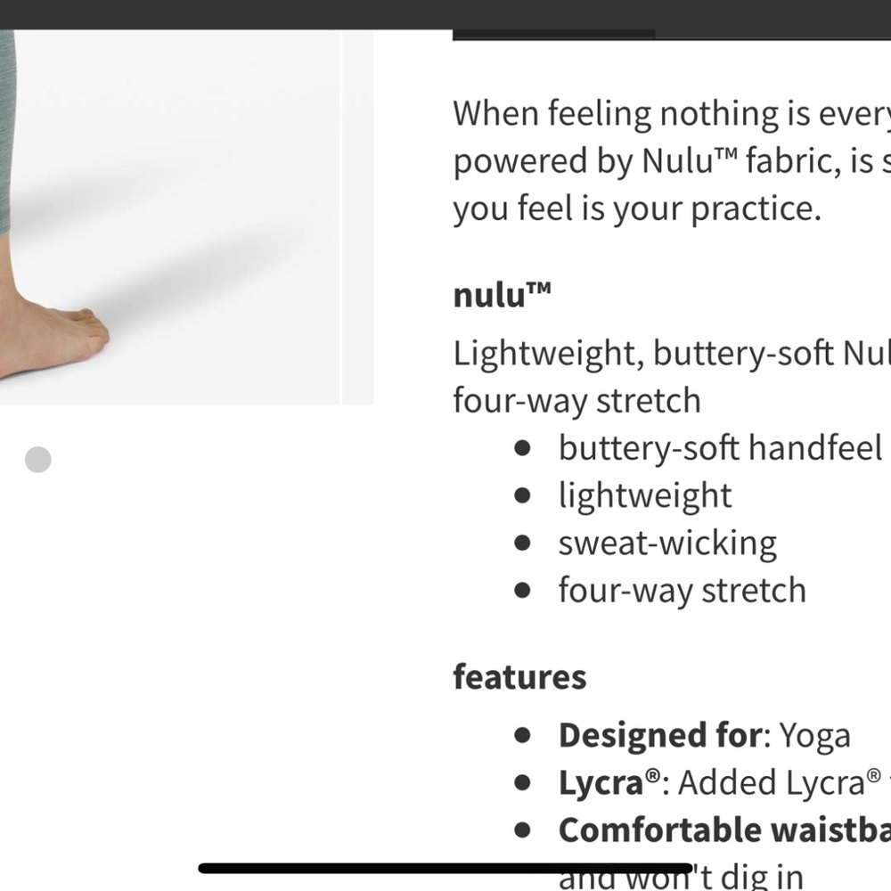 Lululemon Align , Super Hr Waist, Mini Heathered … - image 7